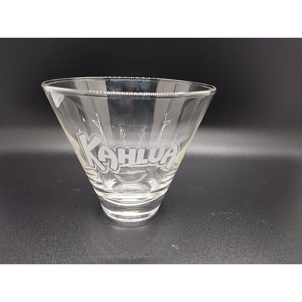 Kahlua Low Ball Glass Cocktail Rocks 3.5 inches